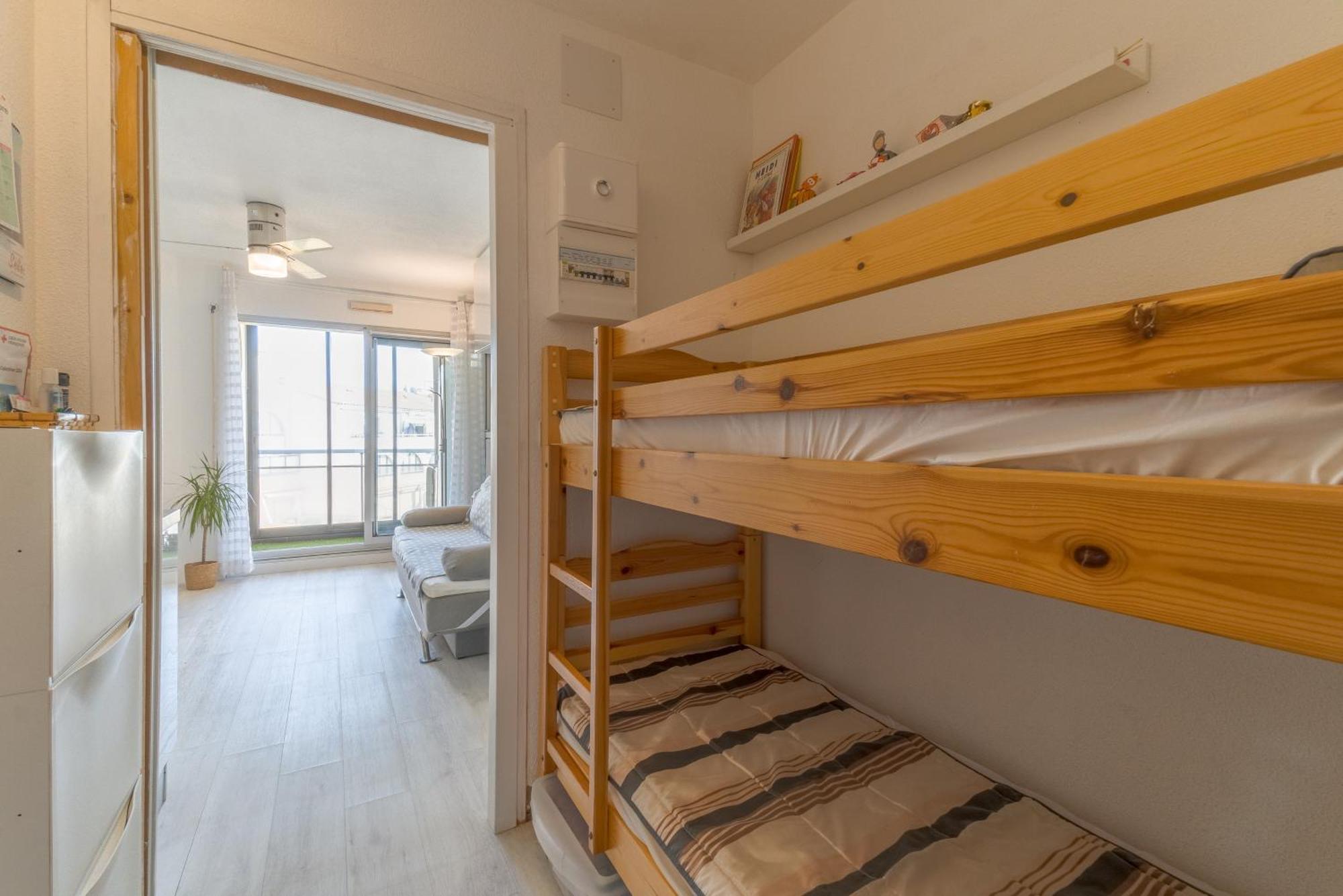 Appt T2 Cabine Clim Parking Privee Vu Mer Sete Exterior photo